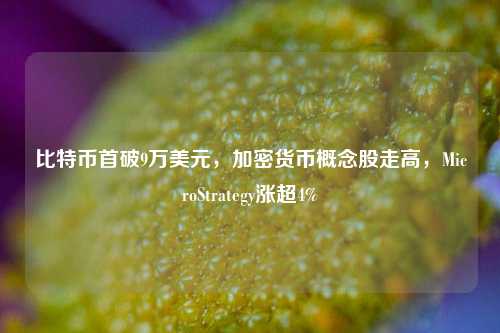 比特币首破9万美元，加密货币概念股走高，MicroStrategy涨超4%