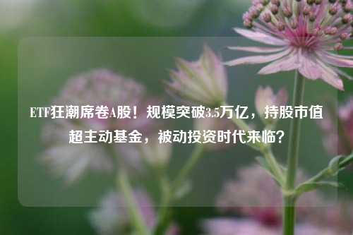 ETF狂潮席卷A股！规模突破3.5万亿，持股市值超主动基金，被动投资时代来临？