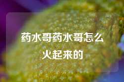 药水哥药水哥怎么火起来的