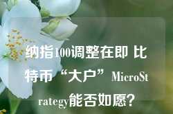 纳指100调整在即 比特币“大户”MicroStrategy能否如愿？