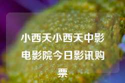 小西天小西天中影电影院今日影讯购票