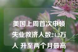 美国上周首次申领失业救济人数24.2万人 升至两个月最高位