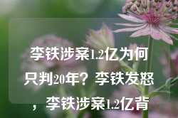 李铁涉案1.2亿为何只判20年？李铁发怒，李铁涉案1.2亿背后的审判与争议