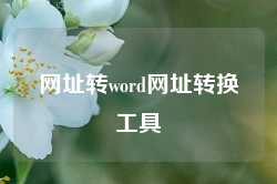 网址转word网址转换工具