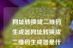 网址转换成二维码生成器网址转换成二维码生成器是什么