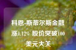 科恩-斯蒂尔斯金融涨1.12% 股价突破100美元大关